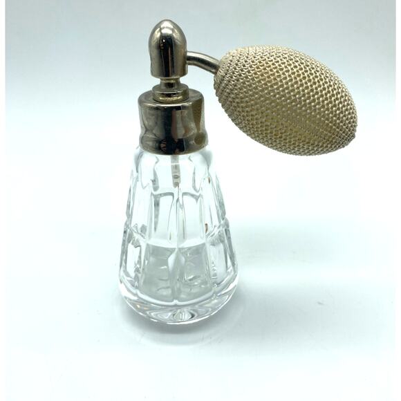 Art Deco Small Waterford Crystal Perfume Bottle Atomizer‎ - Picture 3 of 5